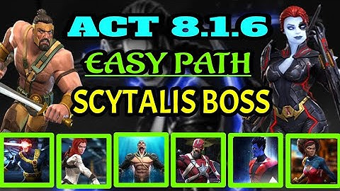 Mcoc Act 8.1.6 Easy Path completion #scytalis