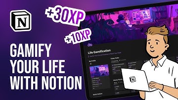 Turn your life into an RPG Game with Notion Gamify Template