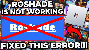 How To Fix Roblox Shaders: Roshade Is Not Working 2025 (LATEST FIX)