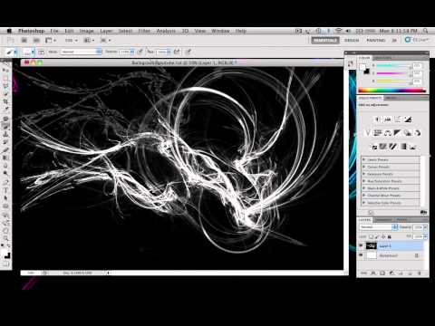 Photoshop Tutorial: Abstract art Easy!!!!