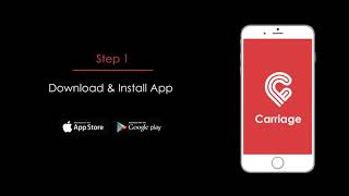 How to use carriage  food app. screenshot 1