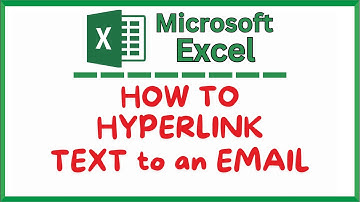 How To Hyperlink Text To An Email Address In Microsoft Excel | Office 365 Tutorial | *2025
