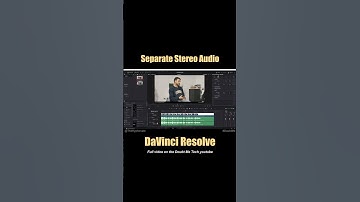 How To Separate Stereo Audio Into 2 Different Tracks in DaVinci Resolve