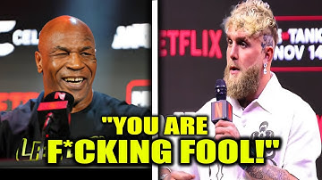 Mike Tyson DROPS BOMBSHELL on Jake Paul Before Tank Davis Fight!