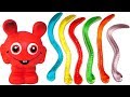 Babblarna gör Slime ormar - Lär dig färger på svenska för barn - Lek och Lär med Babblarna