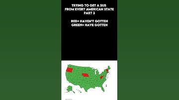 Trying to get a sub from every American State Part 3 #shorts #edit #mapedit #subscribe