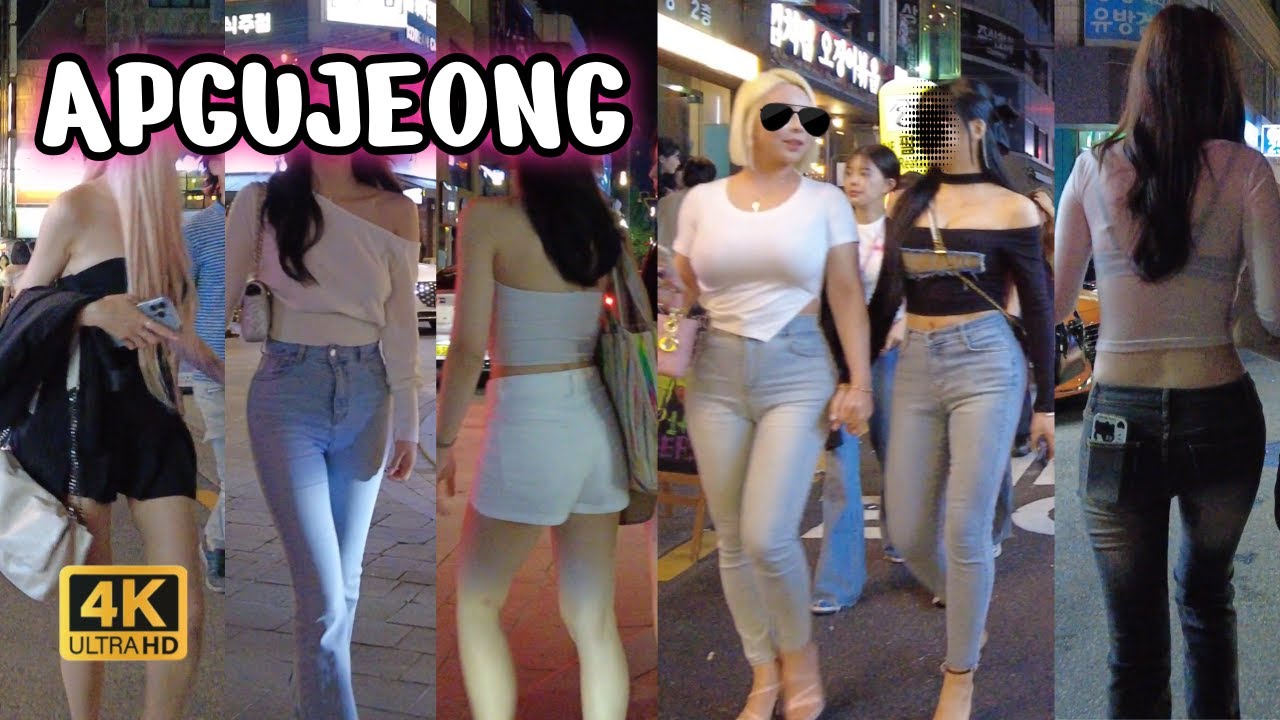 🇰🇷압구정😎[APGUJEONG]🔥Walking on the streets at night, a hot place in Seoul, South Korea