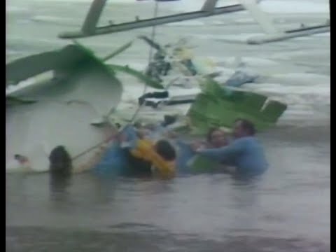 Видео: Падение авиалайнера в Потомак