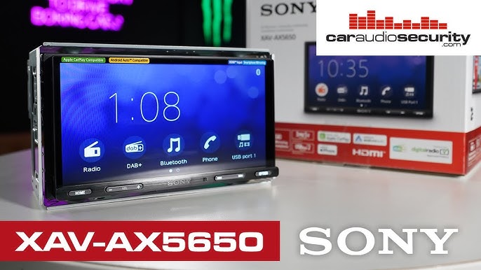 XAV-AX8150 - Autoradio 1 Din Carplay Android Auto 9 Pouces Hdmi SONY  XAV-AX8150