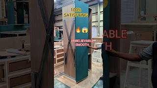 Hidden Architecture: The Ultimate Heavy-Duty Pocket Door 🤯 #shorts #woodworking #diy #trend