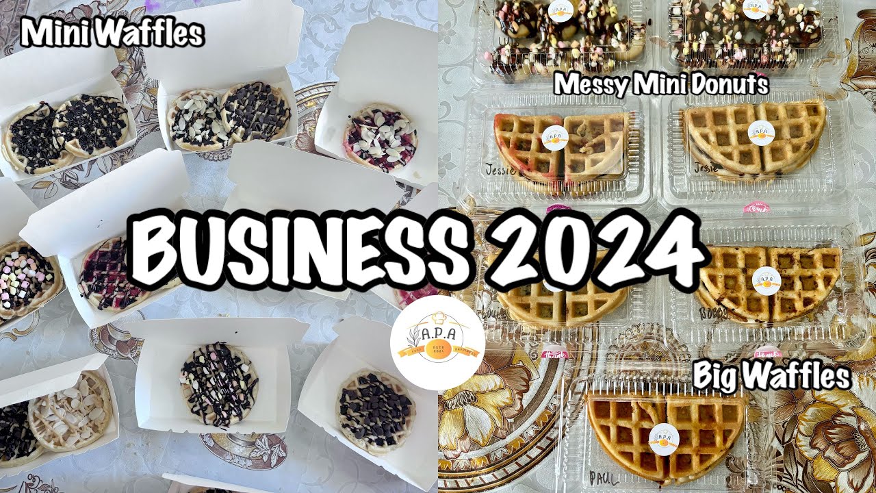Mini & Big Waffles + Messy Mini Donuts PangNegosyo! Easy at Murang