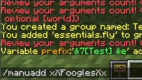 Minecraft Bukkit Tutorial -  Essentials Group Manager