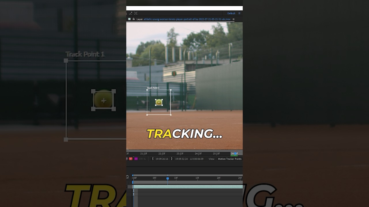Lock-on tracking in #aftereffects