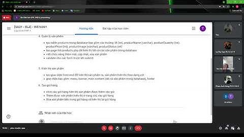 Lập trình PHP1  -  BH15  -  Giao thêm bài ASM
