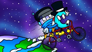 We Upgrade Our Bike with Rockets and Jump Over the Entire Earth in Bike Hop! screenshot 3