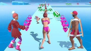 Weather Run! ❄️👸☀️ All Levels Gameplay Trailer Android,ios New Game