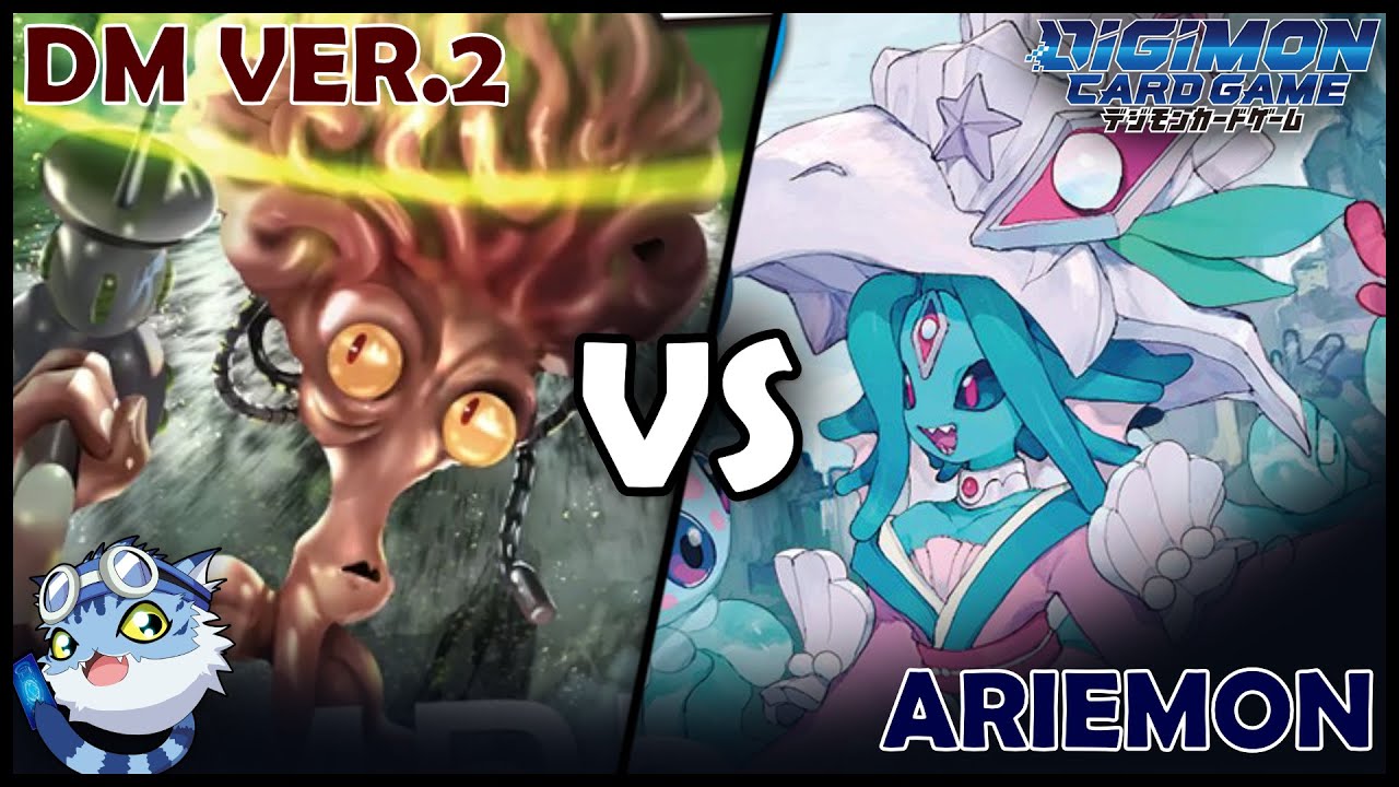 Liberator Ariemon vs DM Ver.2 - Digimon TCG BT22 In Person Match ...