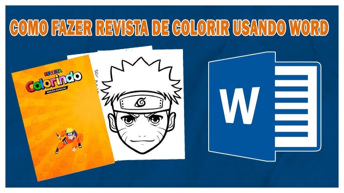 20 Revista para Colorir Naruto