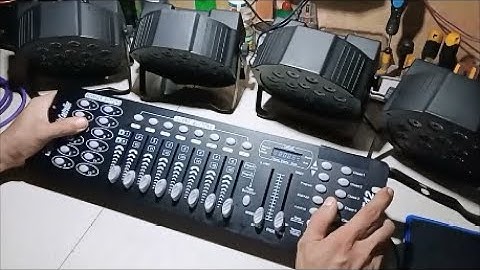 DMX 512 programming