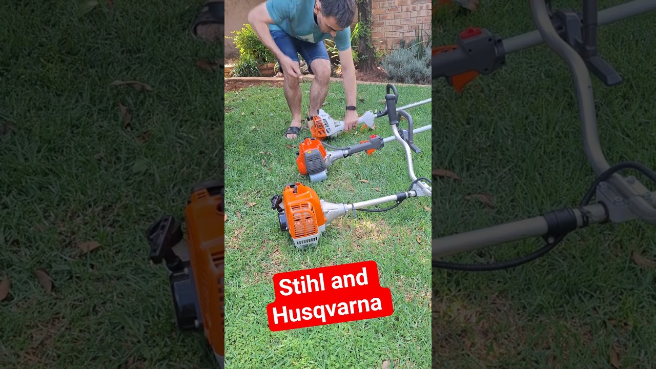 All in one line Stihl Fs230, Husqvarna 321c and Stihl Fs45.  