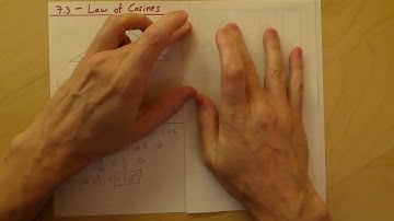 Math 125 Section 7.3 - Law of Cosines