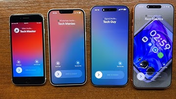 iPhone SE 3, iPhone 16e, iPhone Air, iPhone 17 Pro Max Viber WhatsApp Signal Telegram Inkomende o...