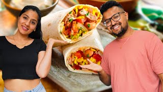 Dan made Burrito for me ❤️ සිංහල Vlog