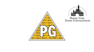 BBFC PG Warning (Buena Vista Home Entertainment)