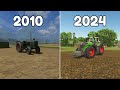 Evolution of Farming Simulator: FS11 vs. FS13 vs. FS15 vs FS 17 vs. FS19 vs. FS22 vs. FS25