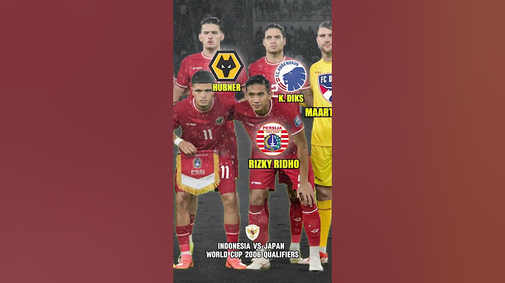 Squad Indonesia vs Japan | World Cup 2026 Qualifiers #bintangbola #football