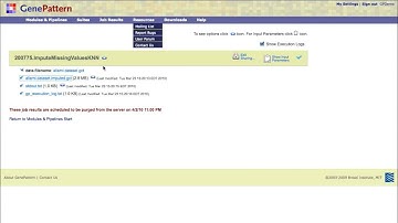 Imputing Missing Values in GenePattern