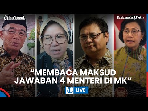 🔴 Pengamat: 4 Menteri &#39;TAK GARANG&#39; di MK Bukti Tunduk ke Jokowi, Saya Yakini &#39;Sudah Komunikasi&#39;