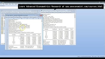ARDL Eviews Long Run Short Run ECM Cointegration