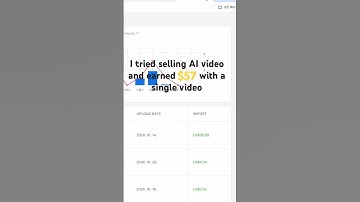 I tried selling AI videos on adobe stock and earned $57 with a single video. #aivideo #adobestock
