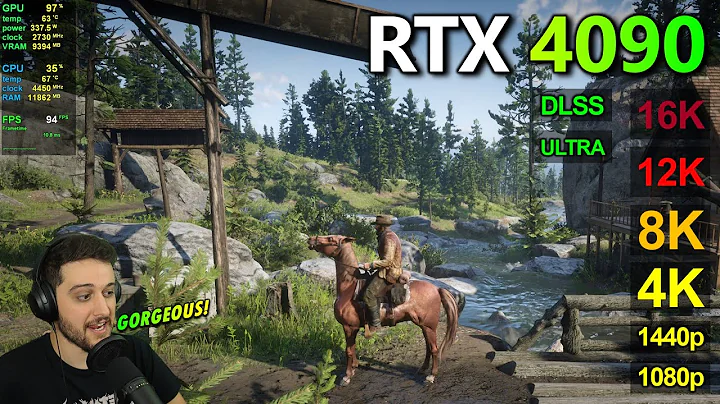 El rendimiento asombroso de la RTX 4090 en Red Dead Redemption 2 en múltiples resoluciones