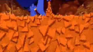 Genie throws baklava like a boomerang