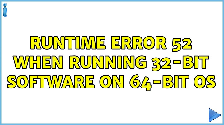 Fix lỗi visual basic 6.0 setup toolkit runtime error 52 năm 2024
