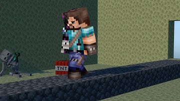 Walk Test-Minecraft Animation(With sound)