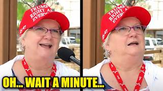 Famous MAGA Granny REALIZES She Just DEBUNKED Her Own Trump Lie Net Worth