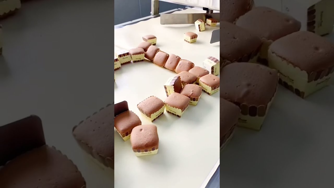 Cupcake Automatic Sorting Line Cake Automatic Packaging Machine