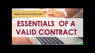 Full Essentials of Valid Contract  | Tamil | News