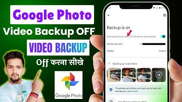 Google Photos Video Backup Off Kaise Kare | Google Photo Me Video Ka Backup Band Kaise Kare