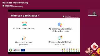 Business matchmaking launch - Presentation of the Business matchmaking
