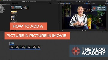 How to add a picture in picture in iMovie video editing