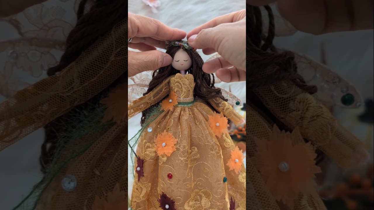 Autumn fairy doll craft idea | Are you ready for fall decorations?