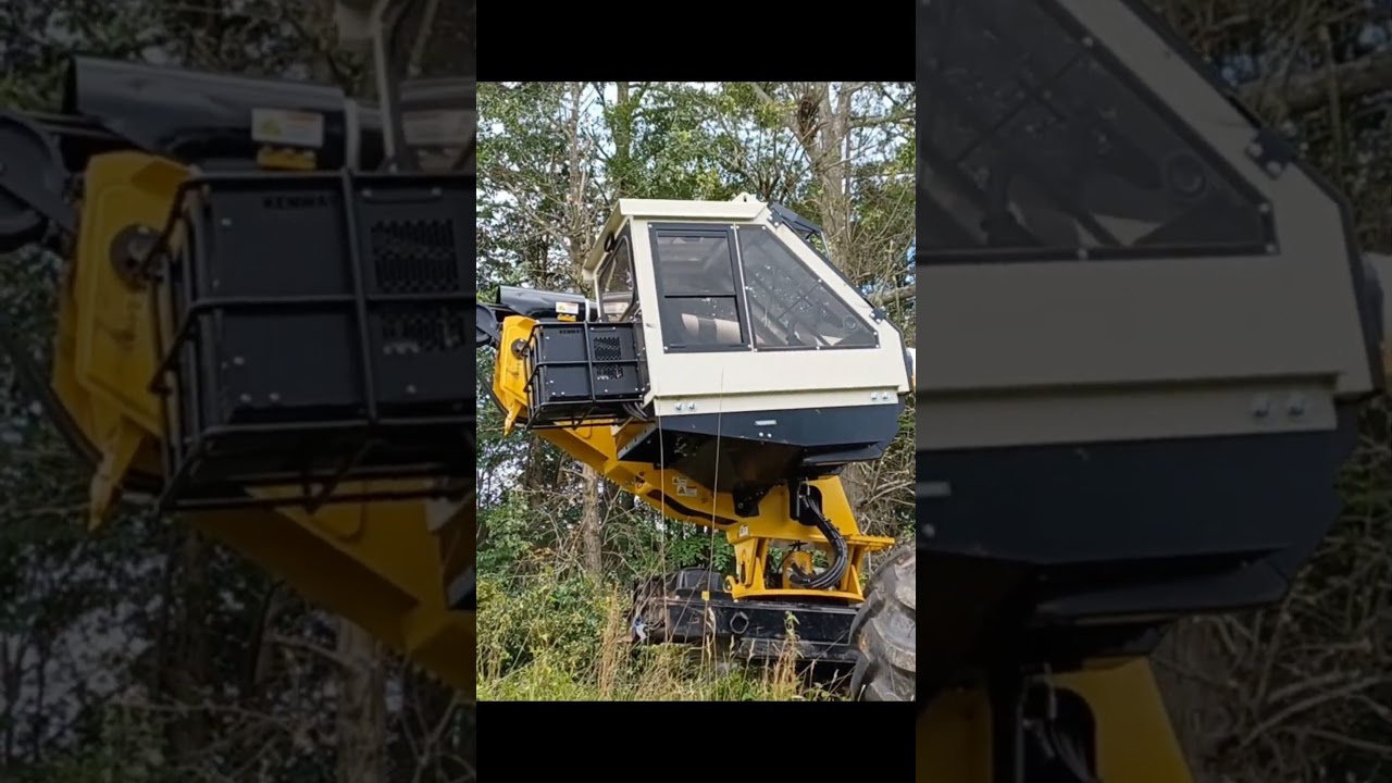 AMAZING CRANE SAW - TREE SAW - 4X4 DITCH RIDER! 