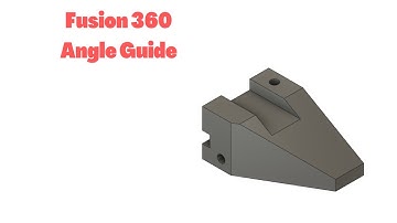Autodesk Fusion 360 Beginner Tutorial | Angle Guide