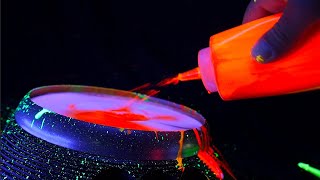 Neon Spin Art Find Blissful Relaxation with Captivating Spin Art Creations