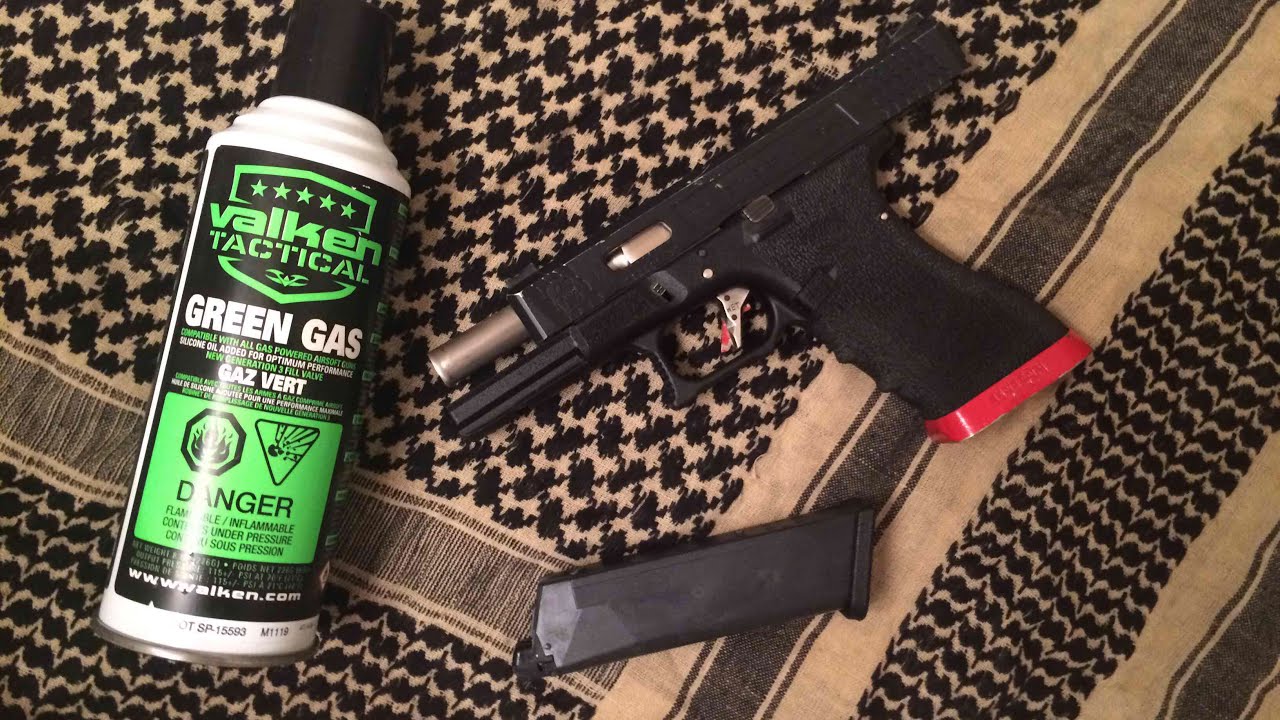 How to put Green Gas or Propane into an airsoft GBB pistol 