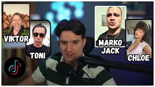 SHARKE REAKCIJA na NOVE TIKTOKOVE - Marko Jack, Toni Montana, Chloe, Viktor…
